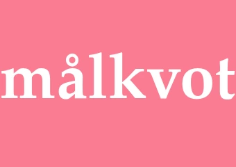 Synonym målkvot