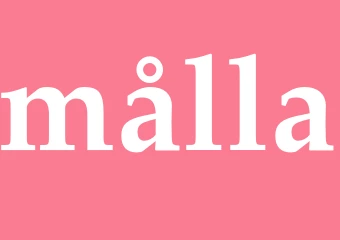 Synonym målla