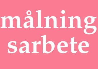 Synonym målningsarbete