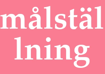 Synonym målställning