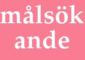 Synonym målsökande