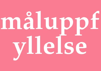 Synonym måluppfyllelse