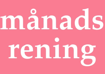Synonym månadsrening