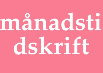Synonym månadstidskrift