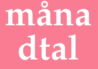 Synonym månadtal