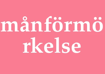 Synonym månförmörkelse