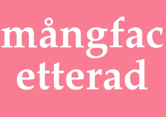 Synonym mångfacetterad