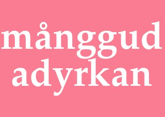 Synonym månggudadyrkan
