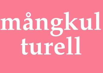 Synonym mångkulturell