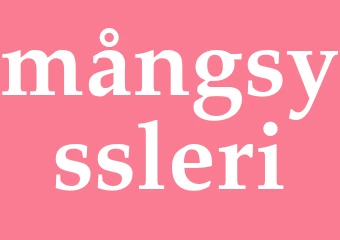 Synonym mångsyssleri