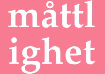 Synonym måttlighet