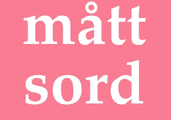 Synonym måttsord