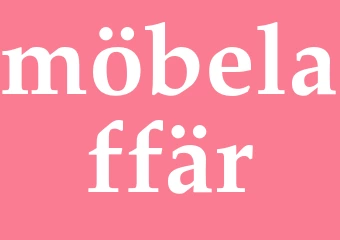 Synonym möbelaffär