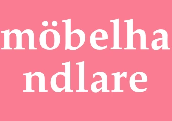 Synonym möbelhandlare