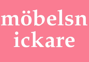 Synonym möbelsnickare