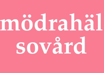 Synonym mödrahälsovård