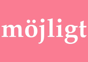 Synonym möjligt