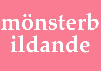 Synonym mönsterbildande