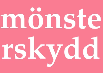 Synonym mönsterskydd