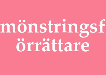 Synonym mönstringsförrättare