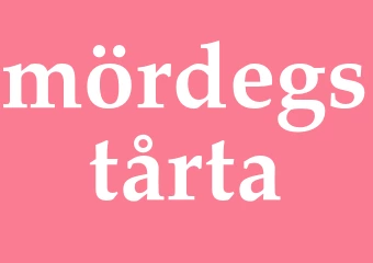Synonym mördegstårta