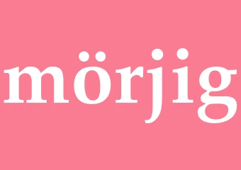 Synonym mörjig