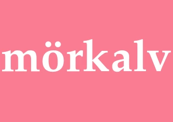 Synonym mörkalv