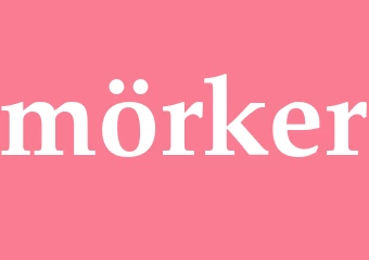 Synonym mörker