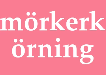 Synonym mörkerkörning