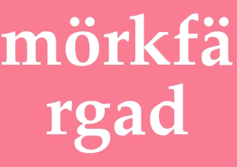 Synonym mörkfärgad