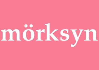 Synonym mörksyn