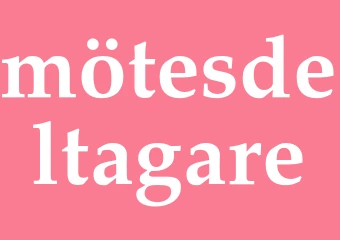 Synonym mötesdeltagare