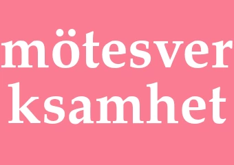Synonym mötesverksamhet
