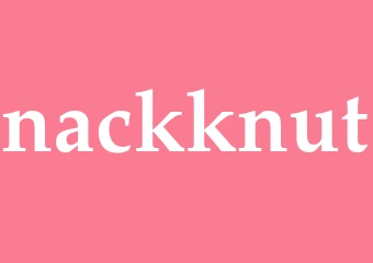 Synonym nackknut