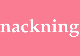 Synonym nackning