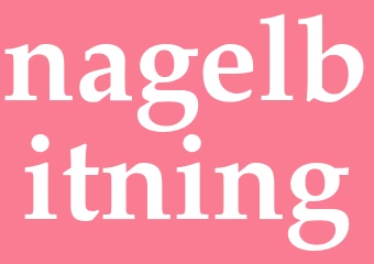 Synonym nagelbitning