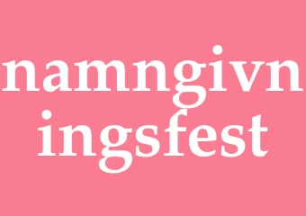 Synonym namngivningsfest