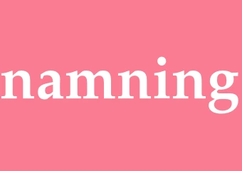 Synonym namning