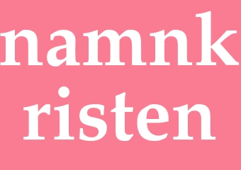 Synonym namnkristen
