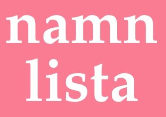 Synonym namnlista