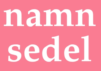 Synonym namnsedel