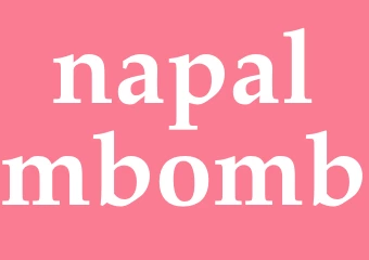 Synonym napalmbomb