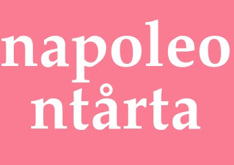 Synonym napoleontårta
