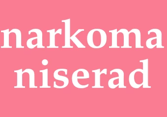 Synonym narkomaniserad