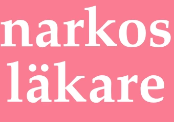 Synonym narkosläkare