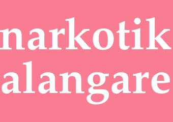 Synonym narkotikalangare