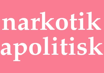 Synonym narkotikapolitisk