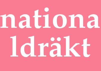 Synonym nationaldräkt