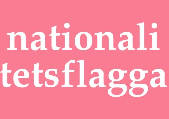 Synonym nationalitetsflagga