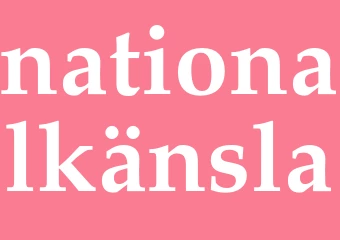 Synonym nationalkänsla